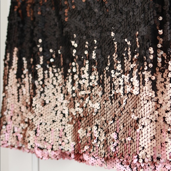 MinkPink Sequin Mini Skirt - Picture 3 of 5
